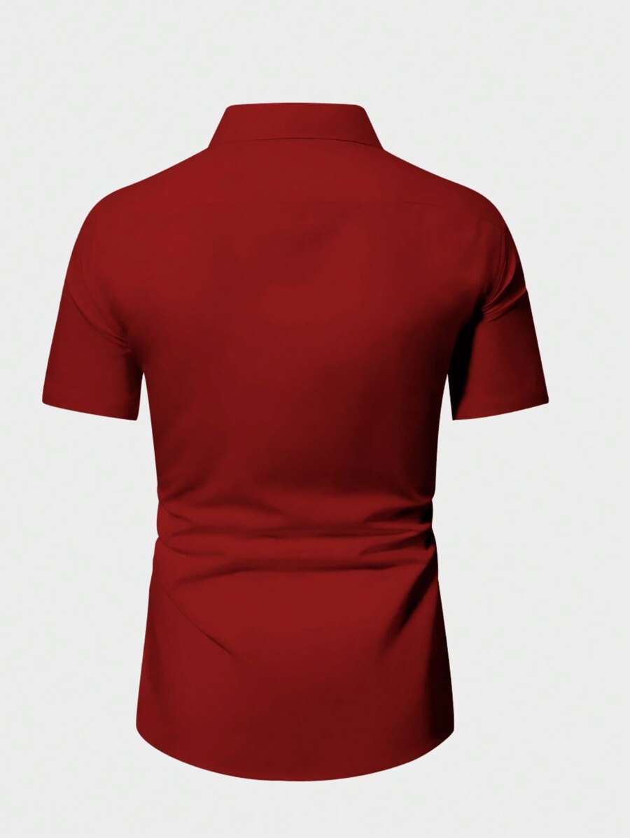 Camisa Masculina Manga Curta Gola Padre Qualidade Premium