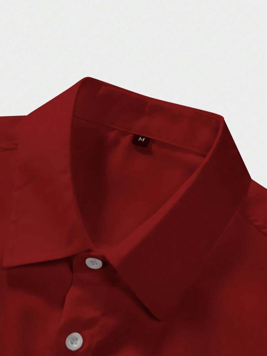 Camisa Masculina Manga Curta Gola Padre Qualidade Premium