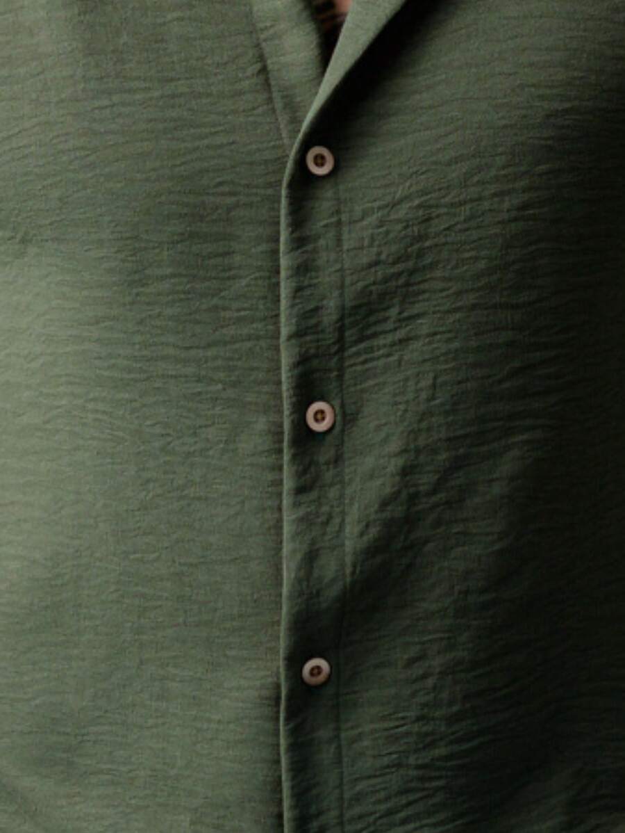 Camisa Masculina Manga Curta Gola Padre Qualidade Premium