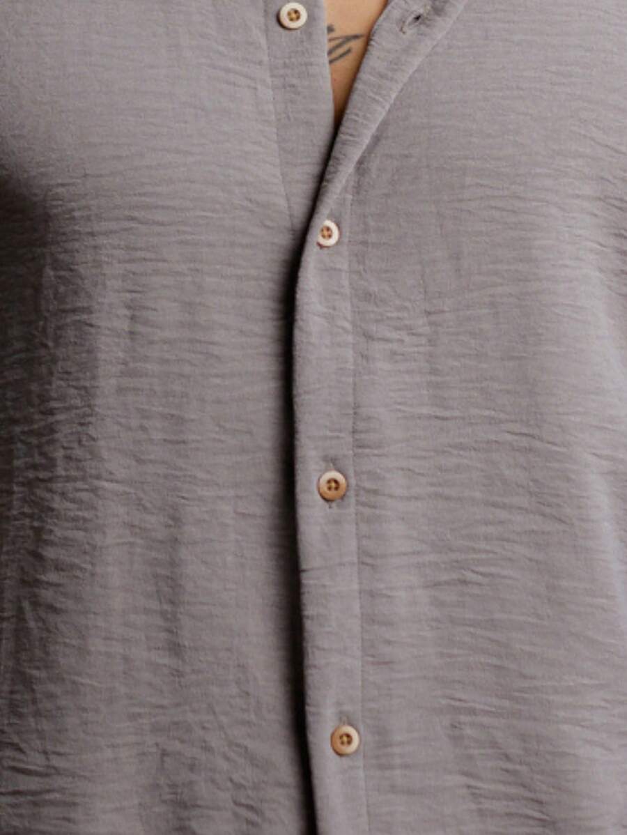 Camisa Masculina Manga Curta Gola Padre Qualidade Premium