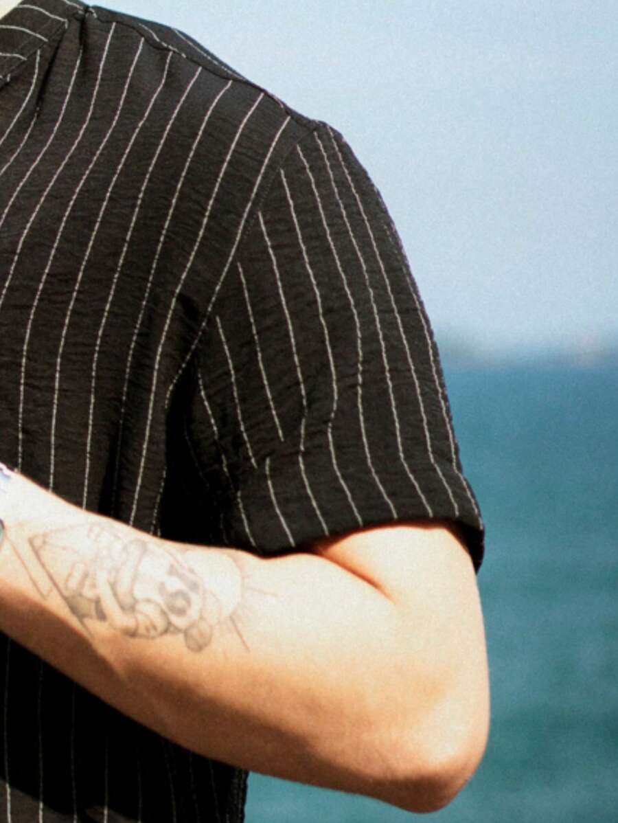 Camisa Masculina Manga Curta Gola Padre Qualidade Premium