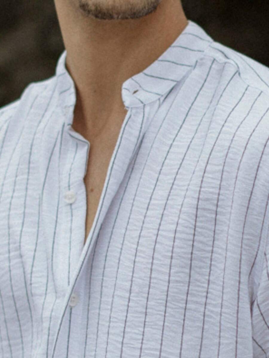 Camisa Masculina Manga Curta Gola Padre Qualidade Premium