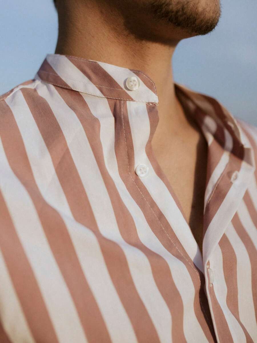 Camisa Masculina Manga Curta Gola Padre Qualidade Premium
