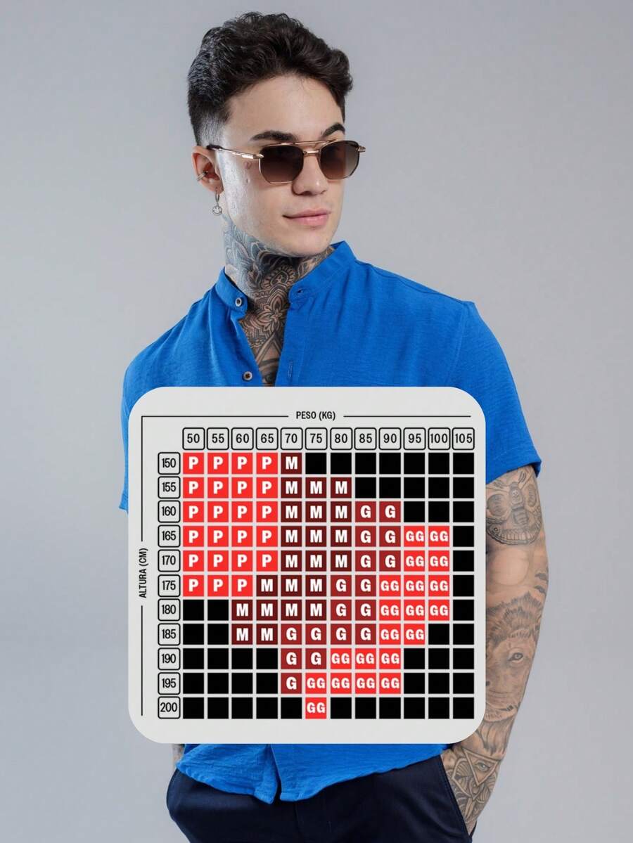 Camisa Masculina Manga Curta Gola Padre Qualidade Premium