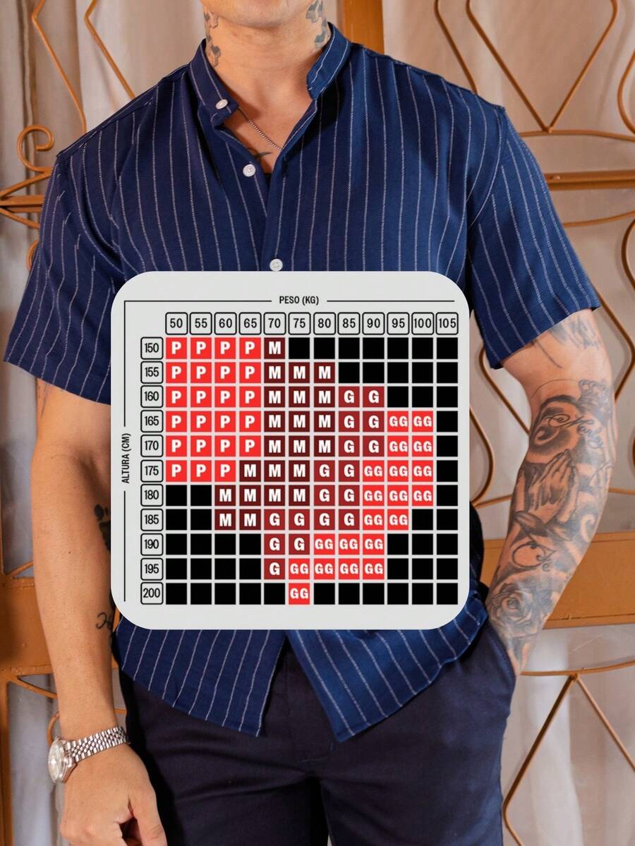 Camisa Masculina Manga Curta Gola Padre Qualidade Premium