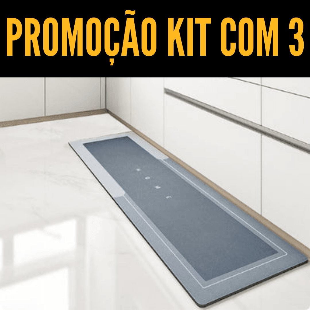 Tapete Antiderrapante e Absorvente Premium - Lojas Olevs Brasil