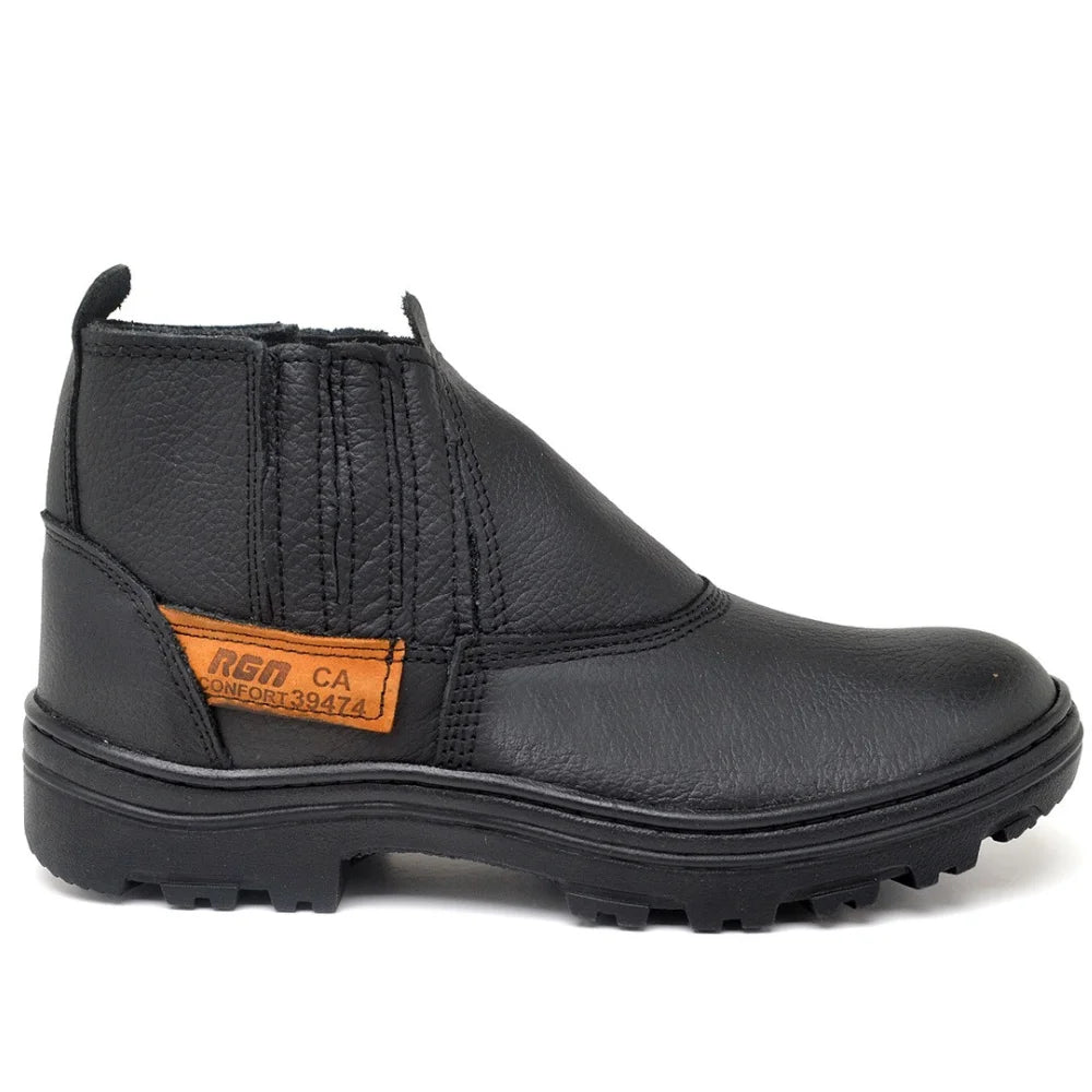Bota Masculina Resistente Antiderrapante Monocromática – (Promoção de Inverno 2025)