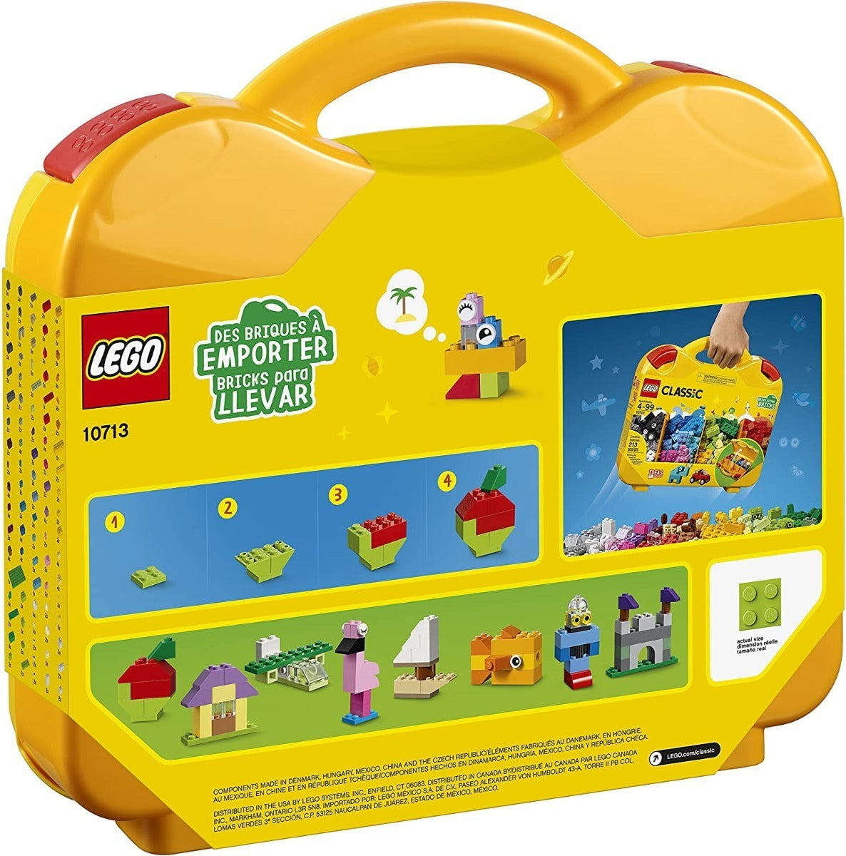 Lego Classic 10713 - Maleta da Criatividade - (213PCS)