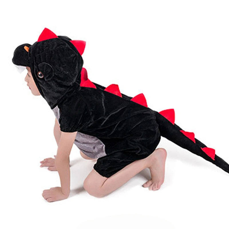 Fantasia Unissex Dinossauro Infantil – Roupa de Festa, Escola e Brincadeiras