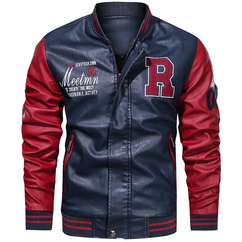 Jaqueta Masculina de Motoqueiro com Proteção Acabamento Impermeável Estilo Racing – (Promoção de Inverno 2025)