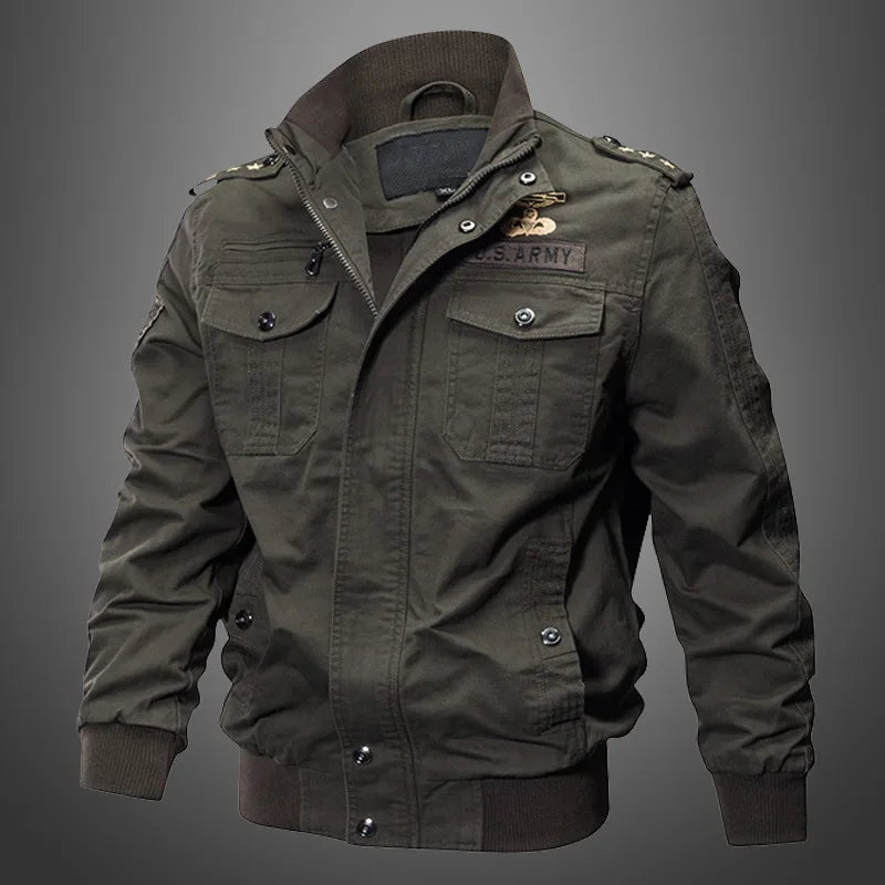Jaqueta Tática Masculina Para Inverno Fleece com Bolsos - (Promoção de Inverno 2025)