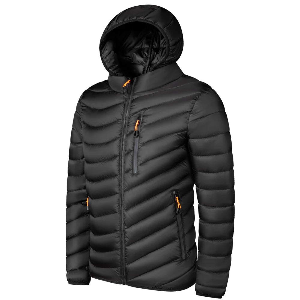 Jaqueta Masculina Corta-Vento Parka Casual Fashion com Capuz - (Promoção de Inverno 2025)