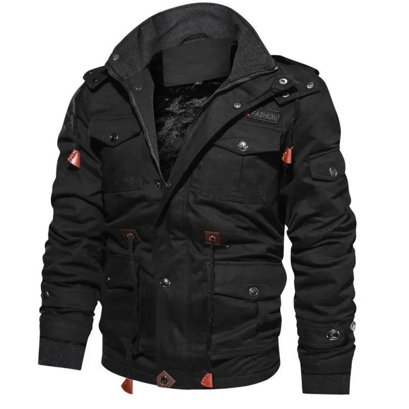Casaco Masculino Vintage Para Inverno Acolchoado com Capuz - (Promoção de Inverno 2025)
