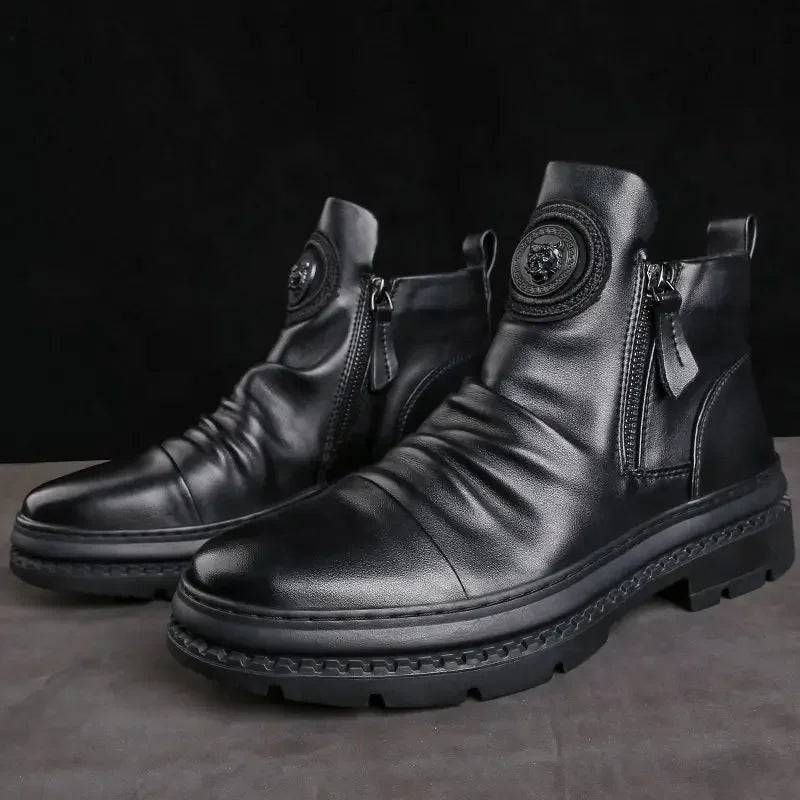 Bota Masculina Para Inverno Impermeável Antiderrapante (Promoção de Inverno 2025)