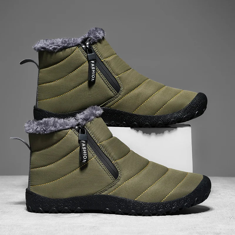 Bota Masculina Para Inverno WinterGrip™ Impermeável e Antiderrapante - (Promoção de Inverno 2025)