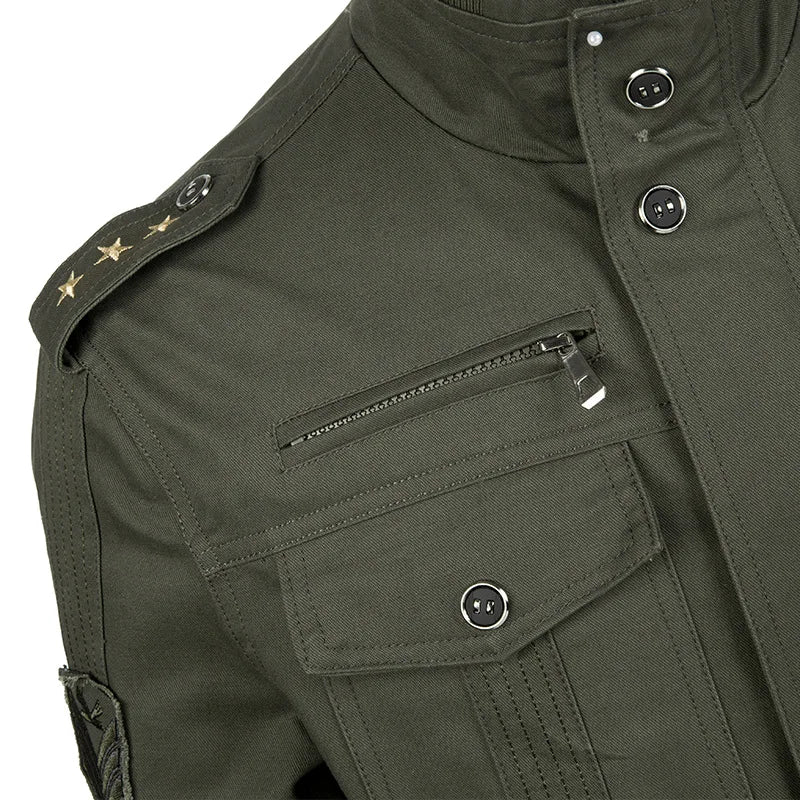 Jaqueta Tática Masculina Para Inverno Fleece com Bolsos - (Promoção de Inverno 2025)