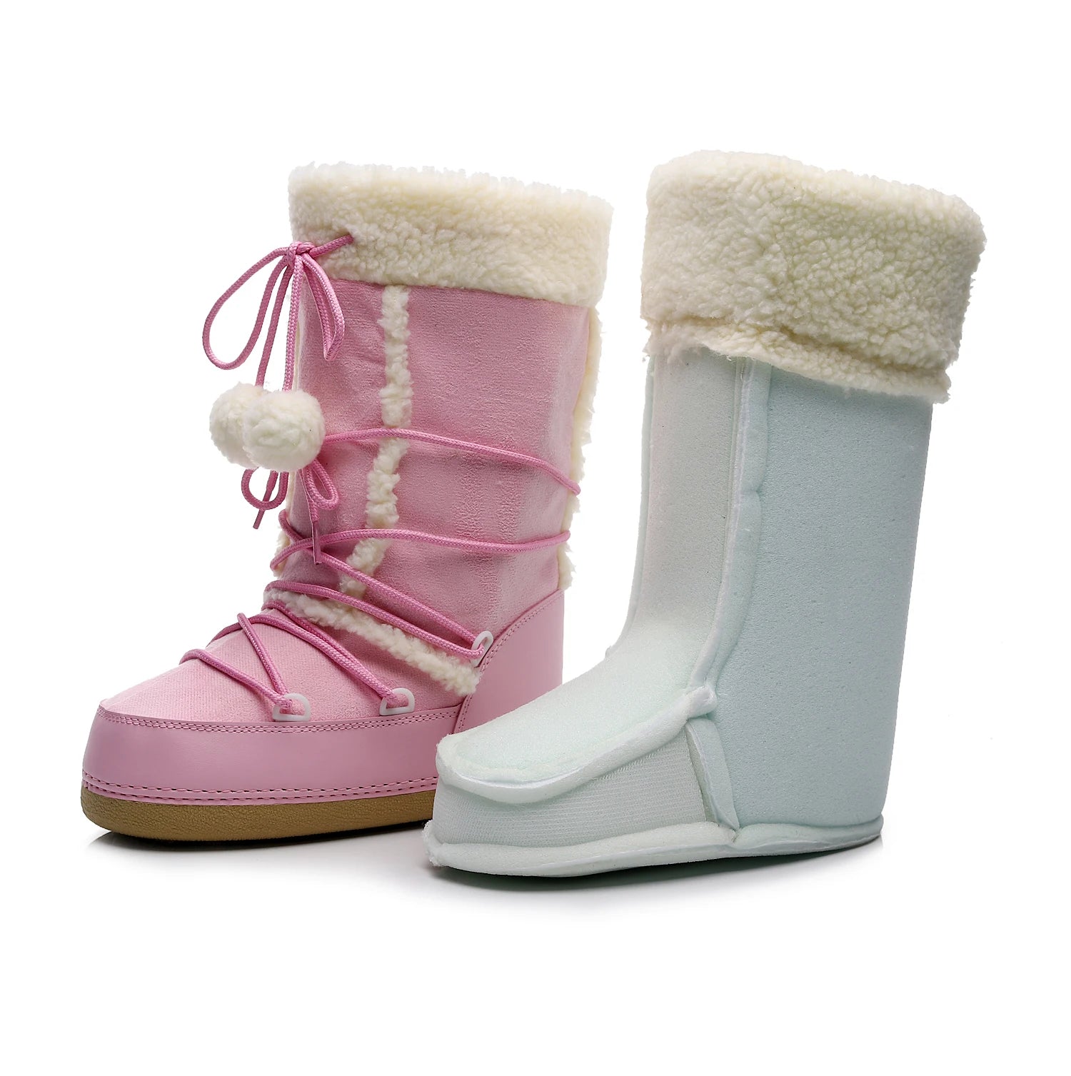 Bota Feminina de Cano Médio com Plataforma e Forro Confortável – (Promoção de Inverno 2025)