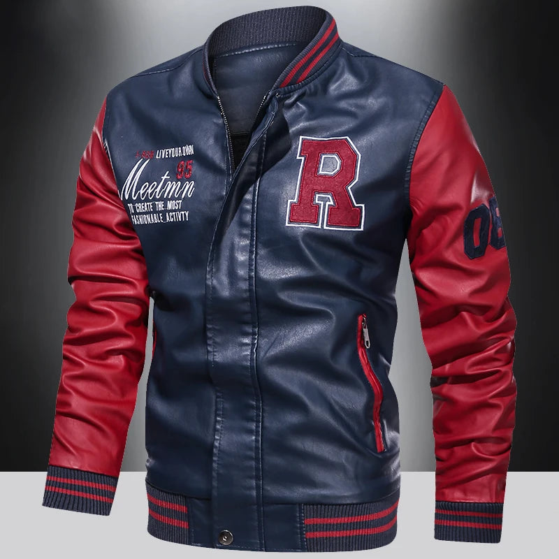 Jaqueta Masculina de Motoqueiro com Proteção Acabamento Impermeável Estilo Racing – (Promoção de Inverno 2025)