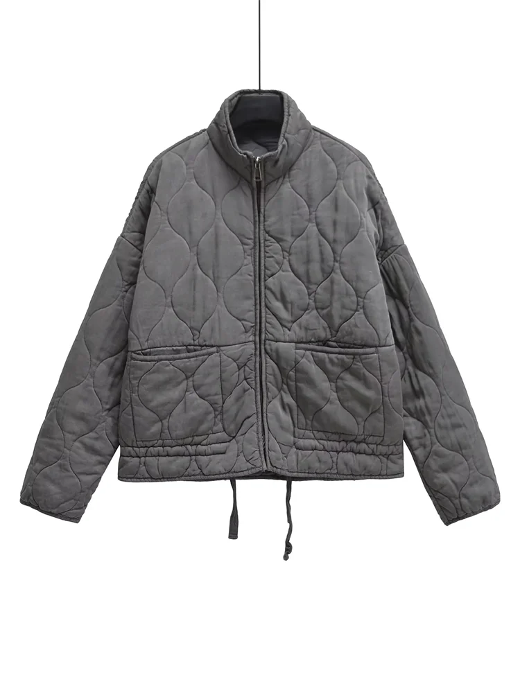 Jaqueta Feminina com Gola Alta Mangas Longas Design Leve e Versátil – (Promoção de Inverno 2025)