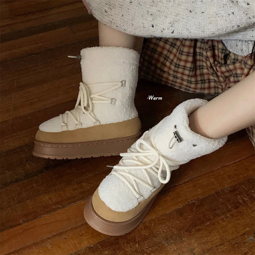 Bota Feminina Para Inverno Forro de Lã Conforto Térmico – (Promoção de Inverno 2025)