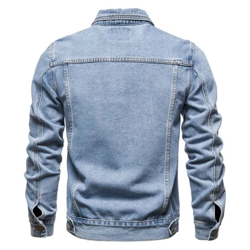 Jaqueta Masculina Jeans Casual Estilo Versátil – (Promoção de Inverno 2025)