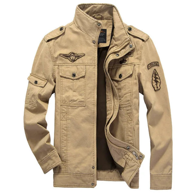 Jaqueta Militar Masculina Estilo Air Force - (Promoção de Inverno 2025)