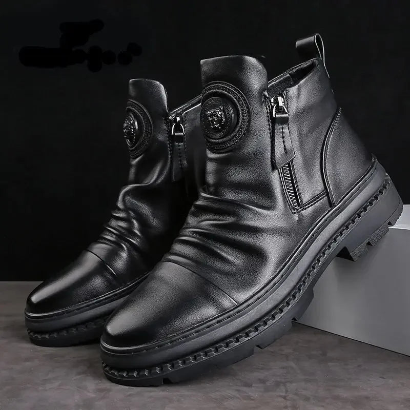 Bota Masculina Para Inverno Impermeável Antiderrapante (Promoção de Inverno 2025)