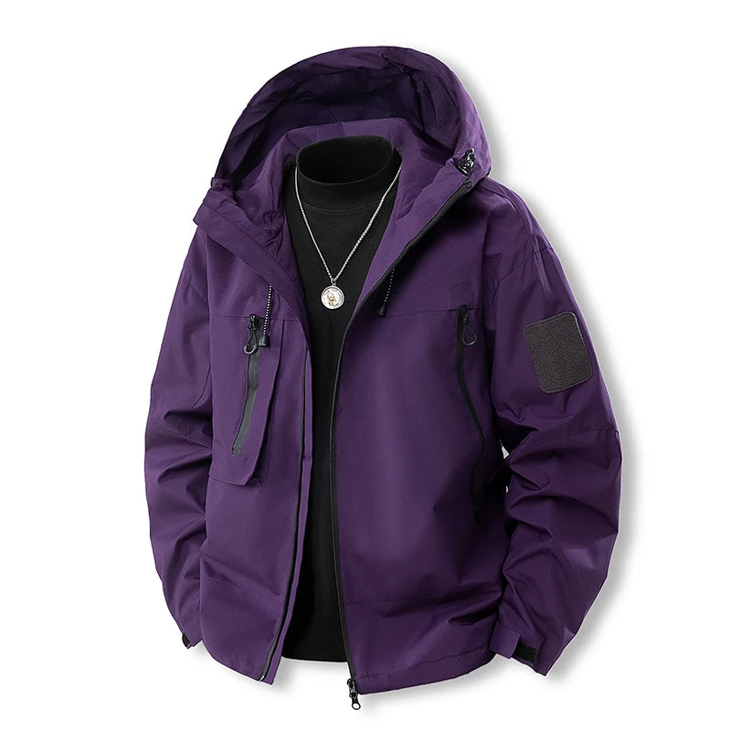 Casaco Masculino Para Inverno Corta-Vento com Gola Alta (Promoção de Inverno 2025)