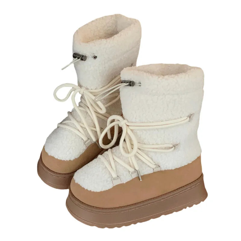 Bota Feminina Para Inverno Forro de Lã Conforto Térmico – (Promoção de Inverno 2025)