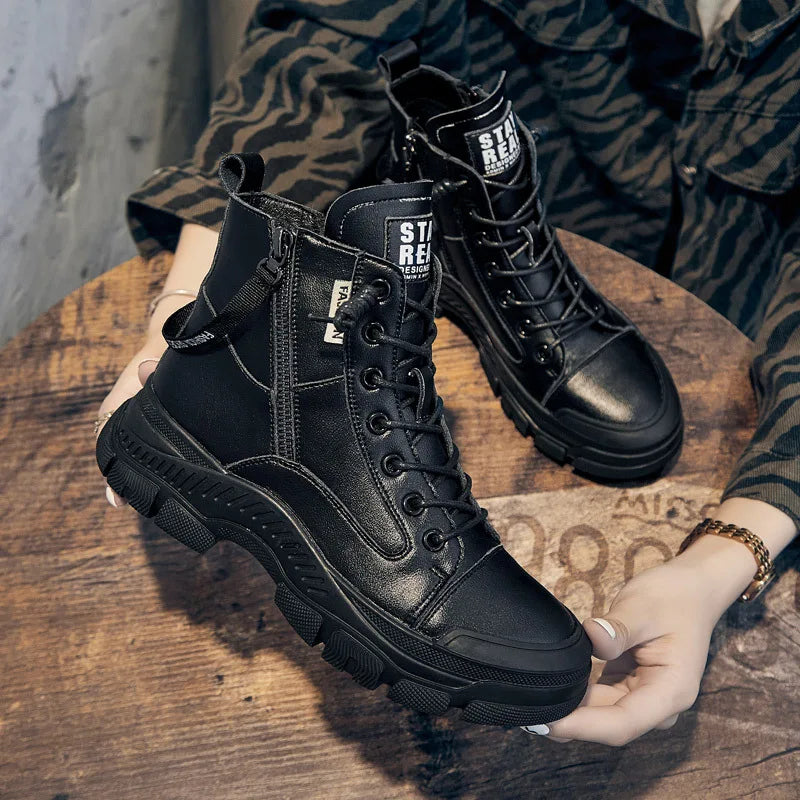 Bota Feminina de Inverno Sola Grossa (Promoção de Inverno 2025)