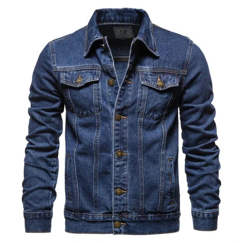 Jaqueta Masculina Jeans Casual Estilo Versátil – (Promoção de Inverno 2025)