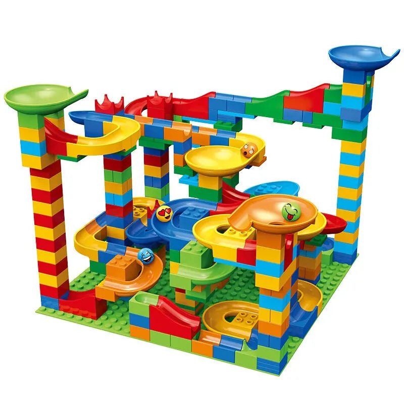 Brinquedo de Montar com Mini Blocos – Pista de Escorregador Infantil