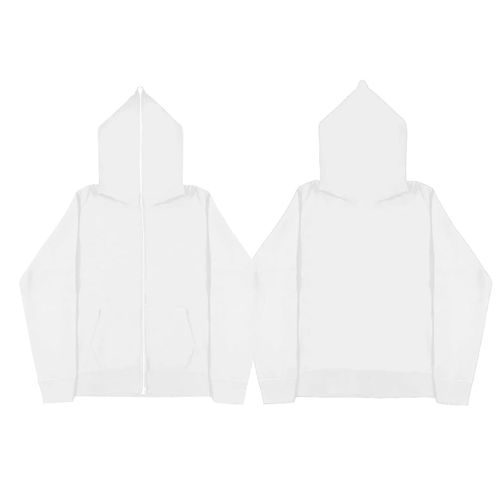 Jaqueta Masculina Moletom com Capuz Retrô e Zíper (Promoção de Inverno 2025)