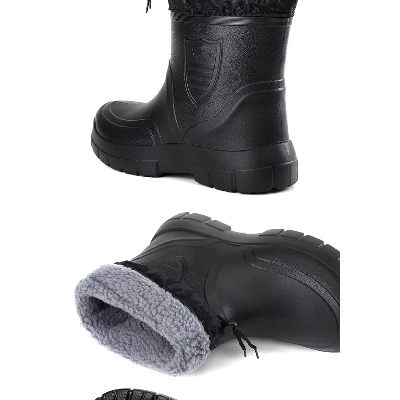 Bota Masculina Para Inverno Impermeável Solado Grosso Antiderrapante (Promoção de Inverno 2025)