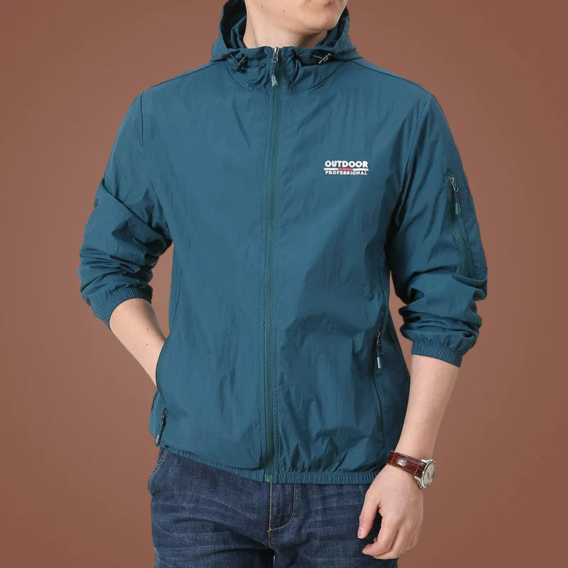 Casaco Masculino Anti-UV - UPF 50+ Secagem Rápida (Promoção de Verão 2025)