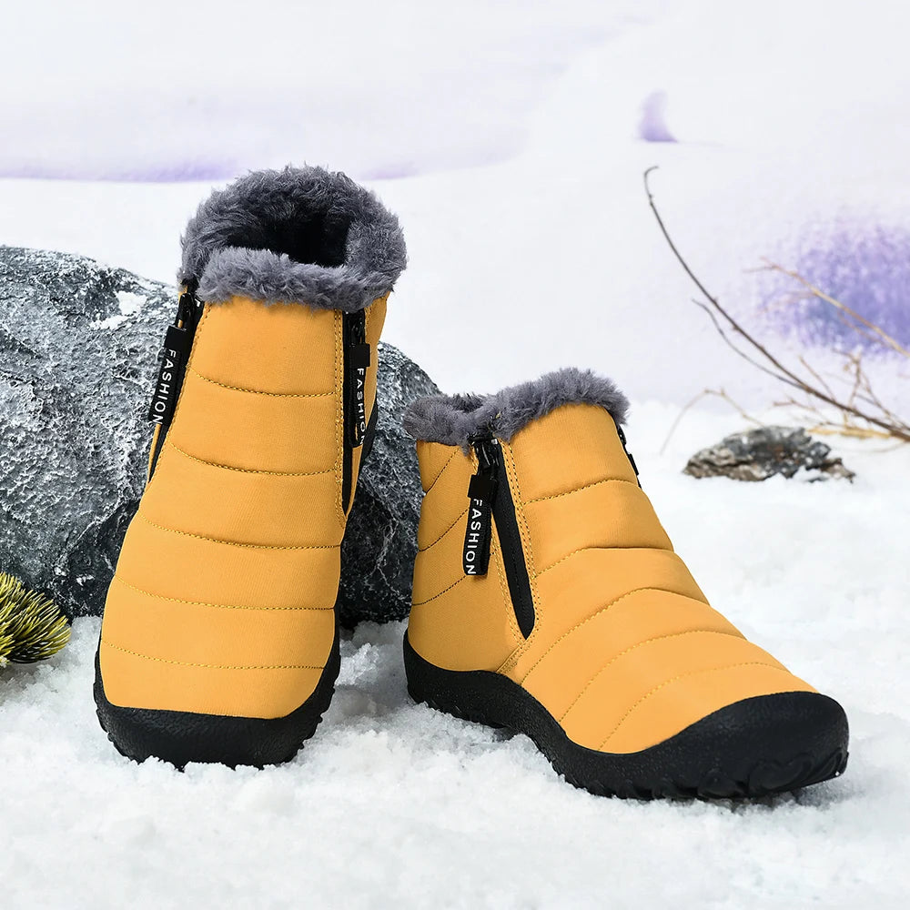 Bota Masculina Para Inverno WinterGrip™ Impermeável e Antiderrapante - (Promoção de Inverno 2025)