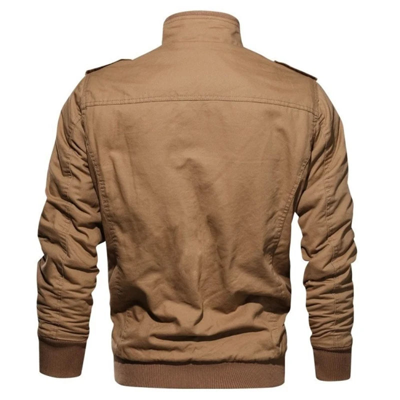 Jaqueta Tática Masculina Para Inverno Fleece com Bolsos - (Promoção de Inverno 2025)