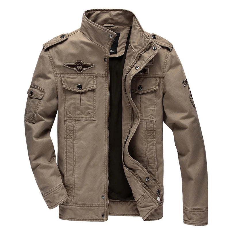 Jaqueta Militar Masculina Estilo Air Force - (Promoção de Inverno 2025)