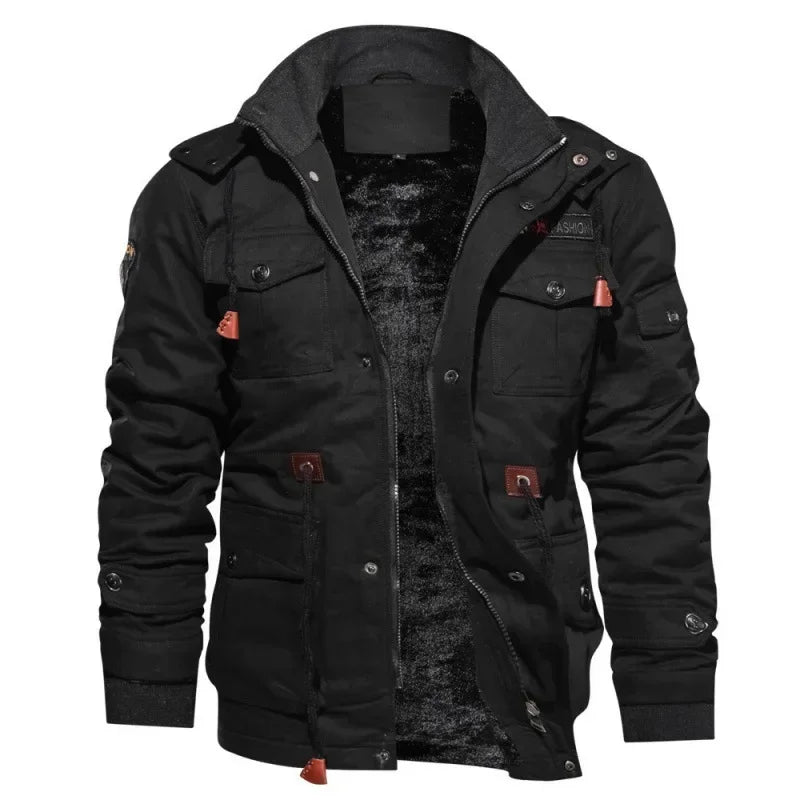 Casaco Masculino Vintage Para Inverno Acolchoado com Capuz - (Promoção de Inverno 2025)