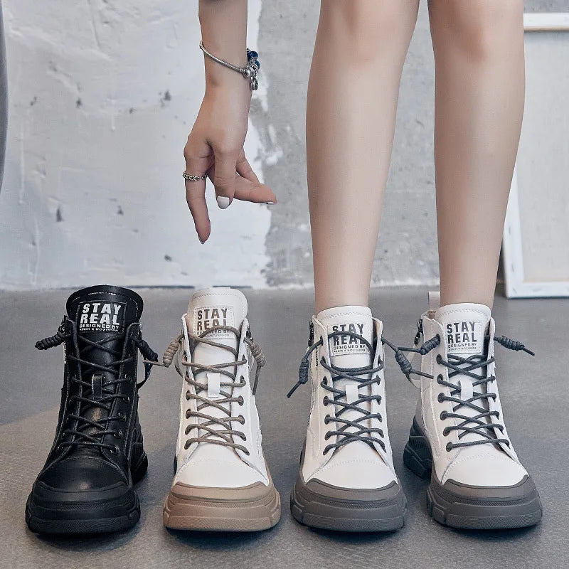 Bota Feminina de Inverno Sola Grossa (Promoção de Inverno 2025)