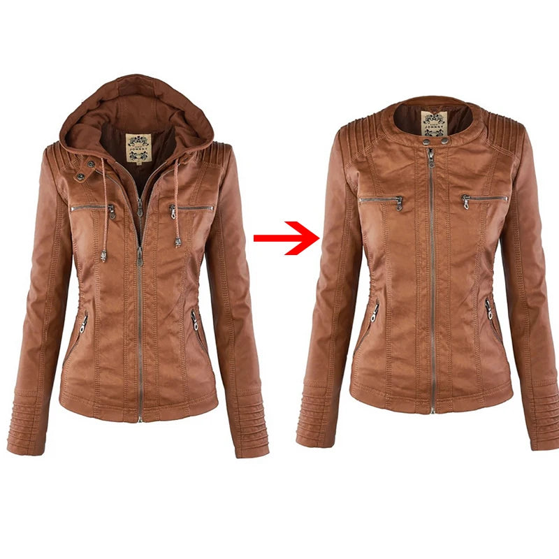 Jaqueta Feminina Básica Impermeável Corta-Vento - (Promoção de Inverno 2025)