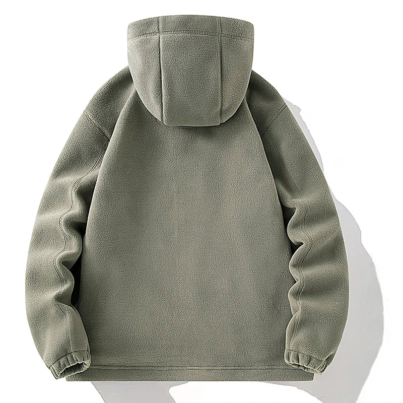 Jaqueta Masculina Polar para Inverno com Bolsos Casual - (Promoção de Inverno 2025)