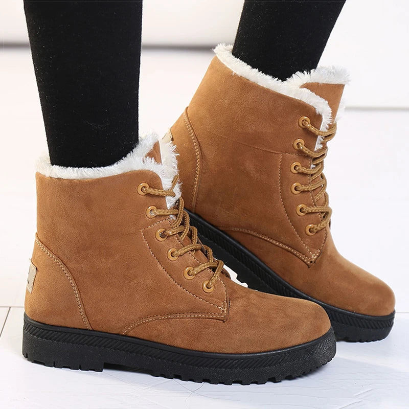 Bota Feminina Para Inverno Salto Baixo Cano Curto - (Promoção de Inverno 2025)
