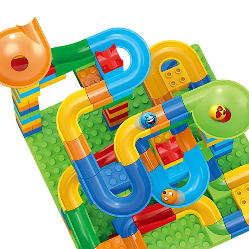 Brinquedo de Montar com Mini Blocos – Pista de Escorregador Infantil
