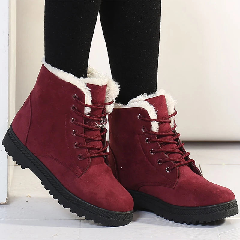 Bota Feminina Para Inverno Salto Baixo Cano Curto - (Promoção de Inverno 2025)