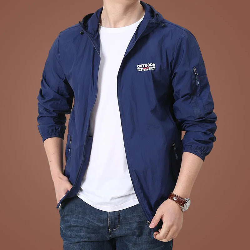 Casaco Masculino Anti-UV - UPF 50+ Secagem Rápida (Promoção de Verão 2025)
