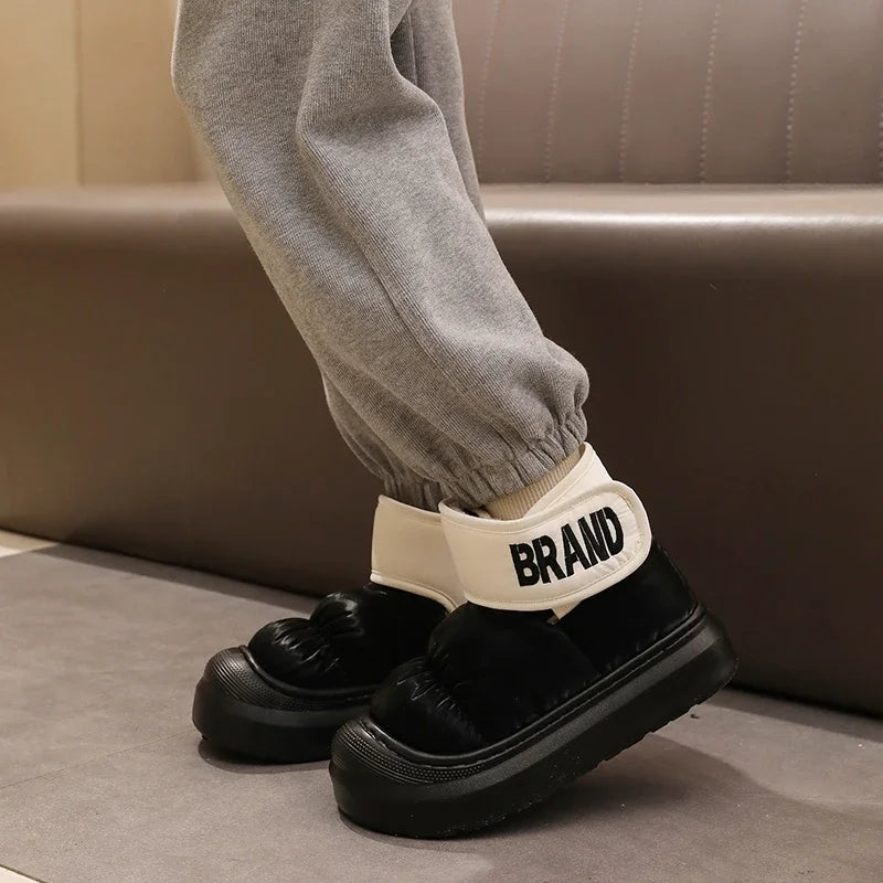 Bota Feminina Para Inverno Impermeável Cano Curto com Forro de Algodão (Promoção de Inverno 2025)