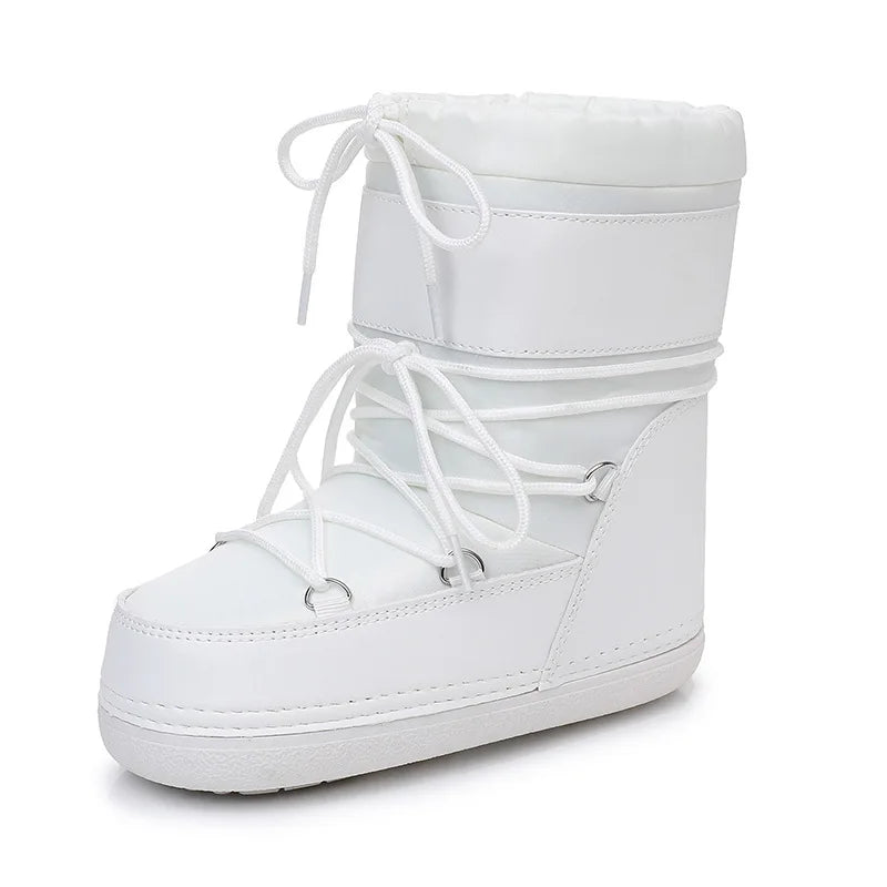 Bota Feminina Impermeável com Cano Curto e Solado Antiderrapante Estilo Moderno Conforto Térmico – (Promoção de Inverno 2025)