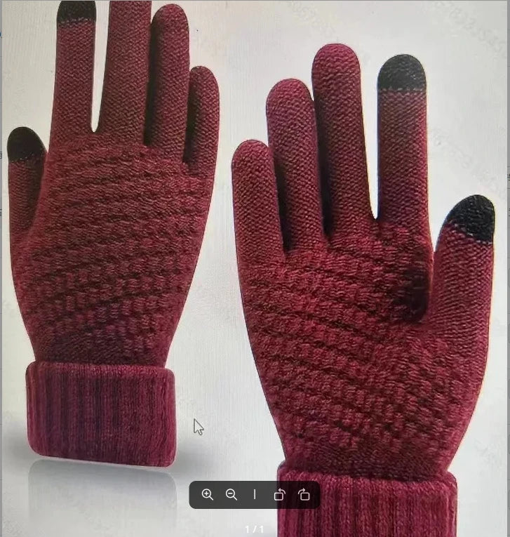 Luvas de Inverno Touch Screen – Unissex, Quentes