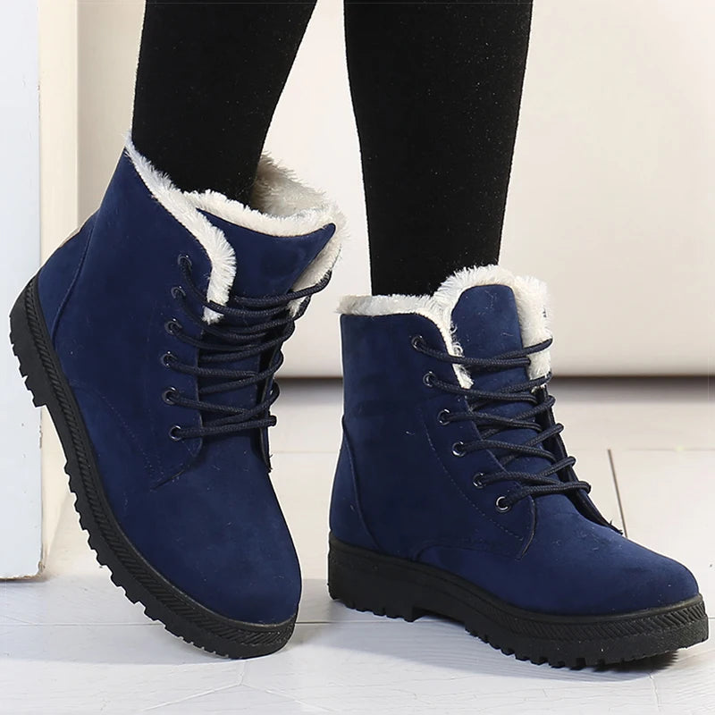 Bota Feminina Para Inverno Salto Baixo Cano Curto - (Promoção de Inverno 2025)